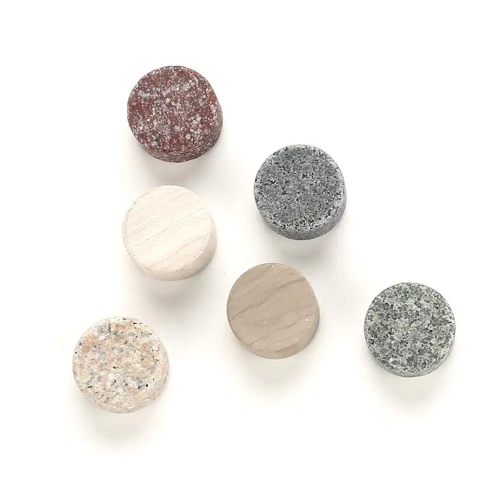 Whiskey Stones Gift Set - Whiskey Glass Set of 2 - Granite Chilling Whiskey Rocks - Scotch Bourbon Whiskey Glass Gift Box Set