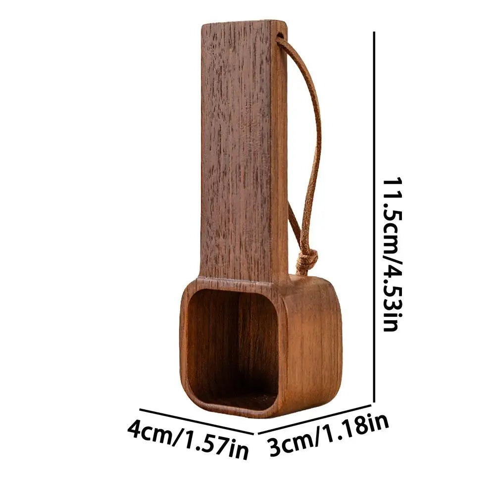 Wooden Coffee Spoon Kitchen Square Measuring Spoons Tablespoon Tea Coffee Scoop Sugar Flour Stirrer Measuring Tools For Cooking