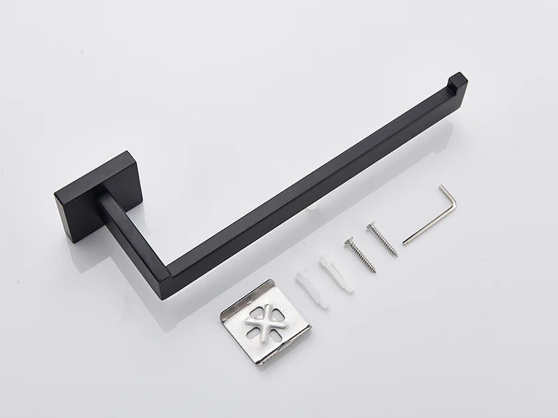 Gold Bathroom Hardware Set Wall-mounted Stainless Steel Clothes Hook Toilet Paper Holder Towel Bar Kitchen Facilities