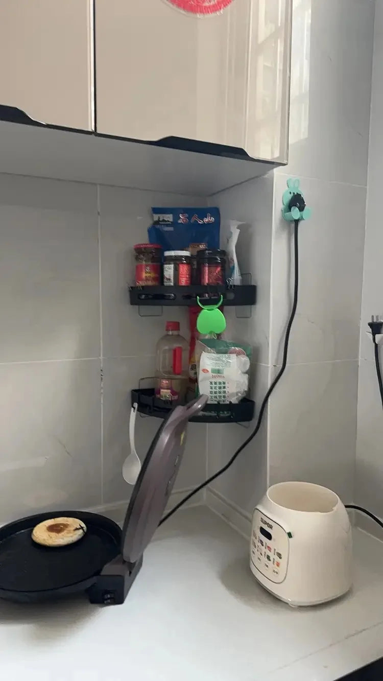 3/2/1 PCS Strong Adhesive No Drill Shower Shelf Storage Upgraded Waterproof Bathroom Organizer Shampoo & Towel Holder Wall Mount