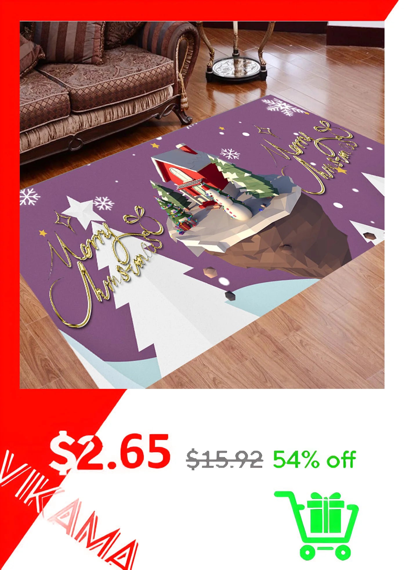 VIKAMA Silk wool Solid Colour Living Room Bedroom Bedside Sofa Soft Mat Home Light Luxury Non-slip Dirty Resistant Washable Rug